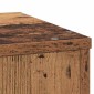 vidaXL Βάσεις Φυτών Όψη Παλαιού Ξύλου 33x33x100 εκ. Επεξ. Ξύλο