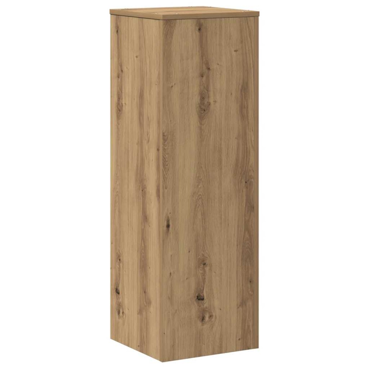 vidaXL Βάσεις Φυτών Αρτισιανή Δρυς 33x33x100 εκ. Επεξ. Ξύλο
