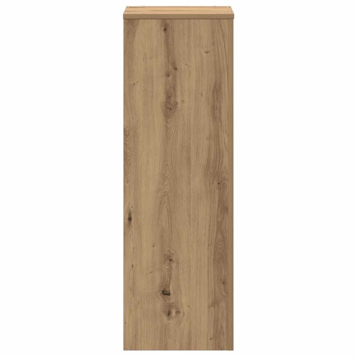 vidaXL Βάσεις Φυτών Αρτισιανή Δρυς 33x33x100 εκ. Επεξ. Ξύλο