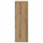 vidaXL Βάσεις Φυτών Αρτισιανή Δρυς 33x33x100 εκ. Επεξ. Ξύλο