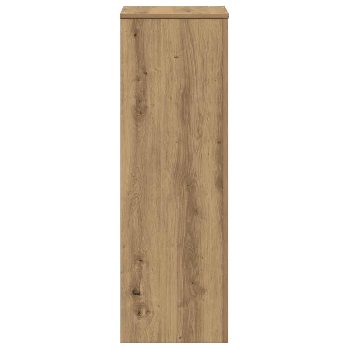 vidaXL Βάσεις Φυτών Αρτισιανή Δρυς 33x33x100 εκ. Επεξ. Ξύλο
