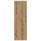 vidaXL Βάσεις Φυτών Αρτισιανή Δρυς 33x33x100 εκ. Επεξ. Ξύλο