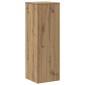 vidaXL Βάσεις Φυτών Αρτισιανή Δρυς 33x33x100 εκ. Επεξ. Ξύλο