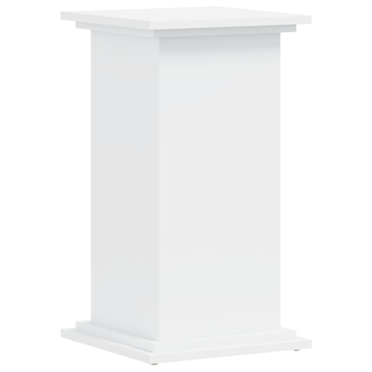 vidaXL Βάση Γλάστρας Λευκές 33x33x60 εκ. από Επεξεργασμένο Ξύλο