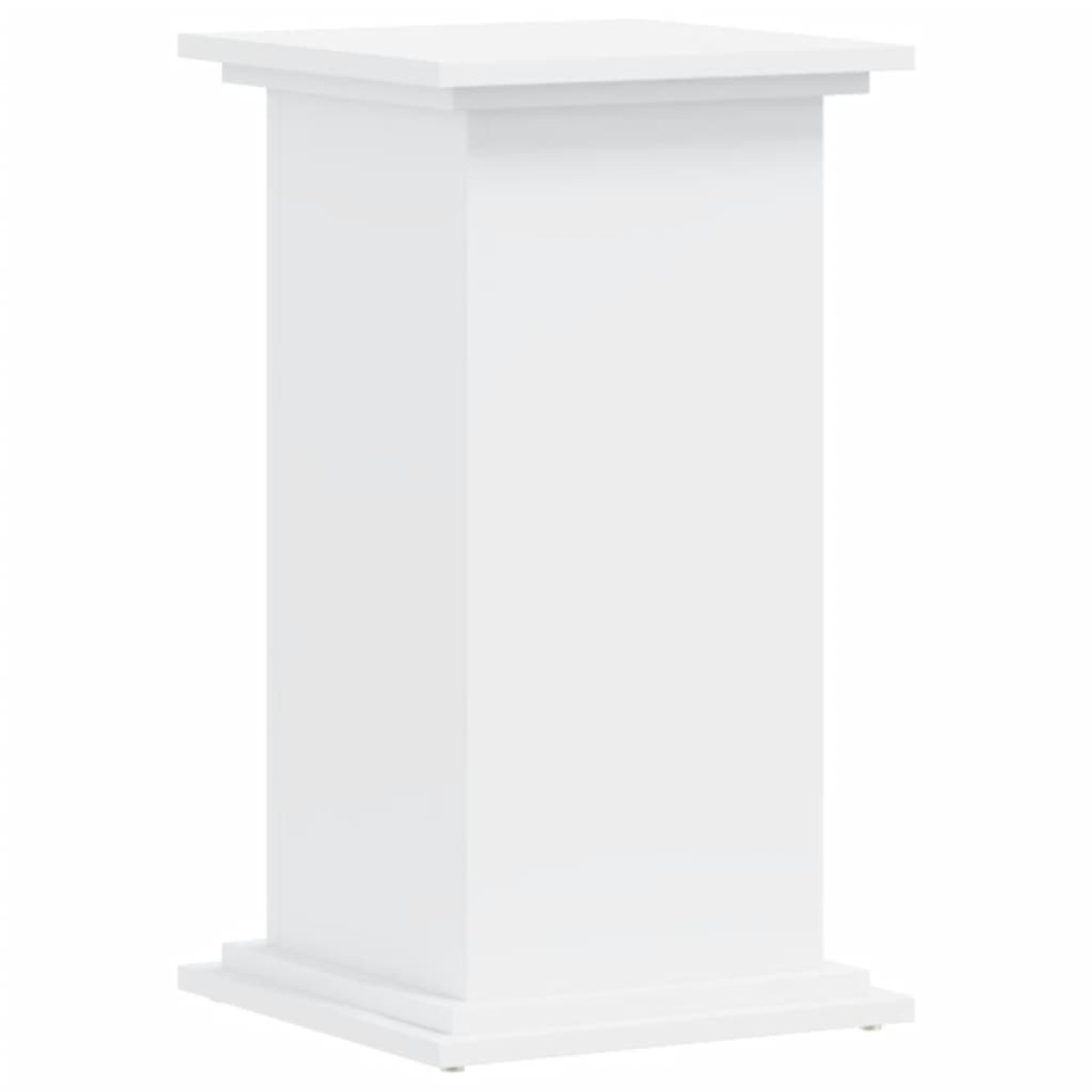 vidaXL Βάση Γλάστρας Λευκές 33x33x60 εκ. από Επεξεργασμένο Ξύλο