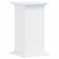 vidaXL Βάση Γλάστρας Λευκές 33x33x60 εκ. από Επεξεργασμένο Ξύλο