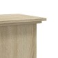 vidaXL Βάσεις Φυτών Sonoma Δρυς 33x33x60 εκ. Επεξεργασμένο Ξύλο