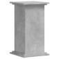 vidaXL Βάσεις Φυτών Γκρι Σκυρ. 33x33x60 εκ. Επεξεργασμένο Ξύλο