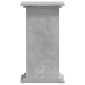 vidaXL Βάσεις Φυτών Γκρι Σκυρ. 33x33x60 εκ. Επεξεργασμένο Ξύλο