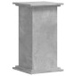 vidaXL Βάσεις Φυτών Γκρι Σκυρ. 33x33x60 εκ. Επεξεργασμένο Ξύλο