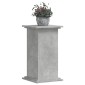 vidaXL Βάσεις Φυτών Γκρι Σκυρ. 33x33x60 εκ. Επεξεργασμένο Ξύλο
