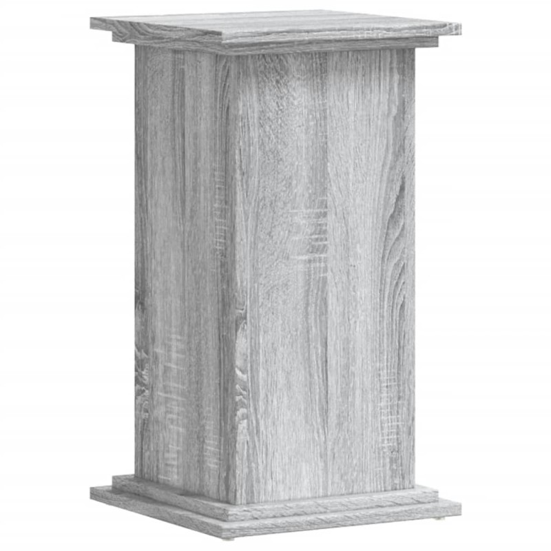 vidaXL Βάσεις Φυτών Γκρι Sonoma 33x33x60 εκ. Επεξεργασμένο Ξύλο