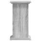 vidaXL Βάσεις Φυτών Γκρι Sonoma 33x33x60 εκ. Επεξεργασμένο Ξύλο