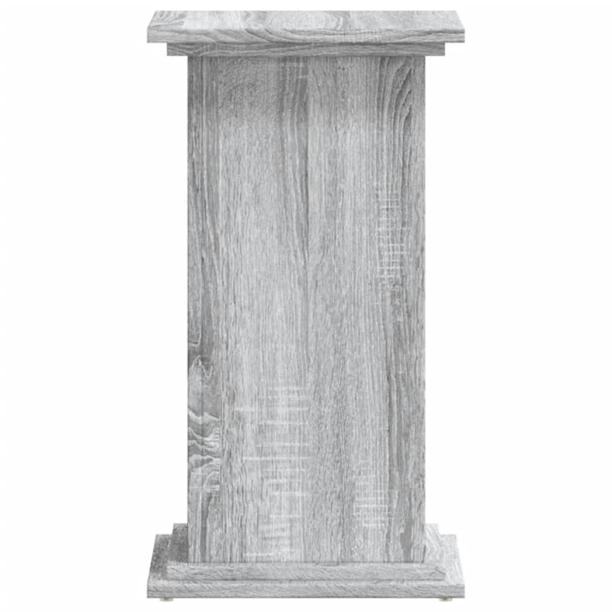 vidaXL Βάσεις Φυτών Γκρι Sonoma 33x33x60 εκ. Επεξεργασμένο Ξύλο