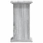 vidaXL Βάσεις Φυτών Γκρι Sonoma 33x33x60 εκ. Επεξεργασμένο Ξύλο