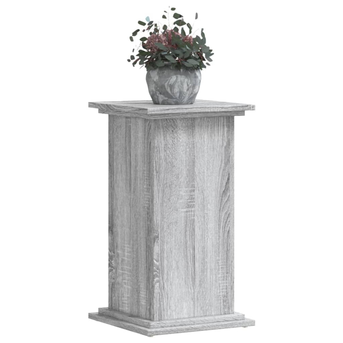 vidaXL Βάσεις Φυτών Γκρι Sonoma 33x33x60 εκ. Επεξεργασμένο Ξύλο