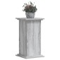 vidaXL Βάσεις Φυτών Γκρι Sonoma 33x33x60 εκ. Επεξεργασμένο Ξύλο