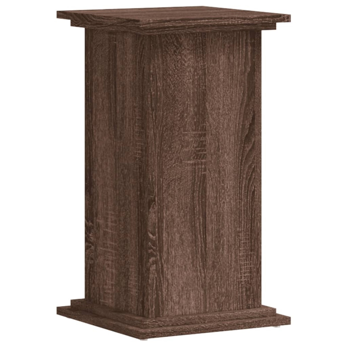 vidaXL Βάσεις Φυτών Καφέ Δρυς 33x33x60 εκ. Επεξεργασμένο Ξύλο