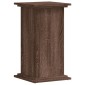 vidaXL Βάσεις Φυτών Καφέ Δρυς 33x33x60 εκ. Επεξεργασμένο Ξύλο