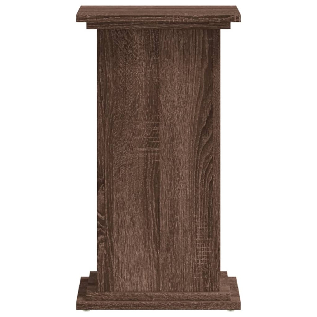 vidaXL Βάσεις Φυτών Καφέ Δρυς 33x33x60 εκ. Επεξεργασμένο Ξύλο