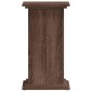 vidaXL Βάσεις Φυτών Καφέ Δρυς 33x33x60 εκ. Επεξεργασμένο Ξύλο