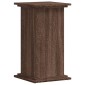 vidaXL Βάσεις Φυτών Καφέ Δρυς 33x33x60 εκ. Επεξεργασμένο Ξύλο