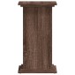 vidaXL Βάσεις Φυτών Καφέ Δρυς 33x33x60 εκ. Επεξεργασμένο Ξύλο