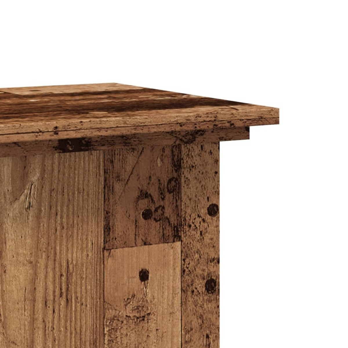 vidaXL Βάσεις Φυτών Όψη Παλαιού Ξύλου 33x33x60 εκ. Επεξ. Ξύλο