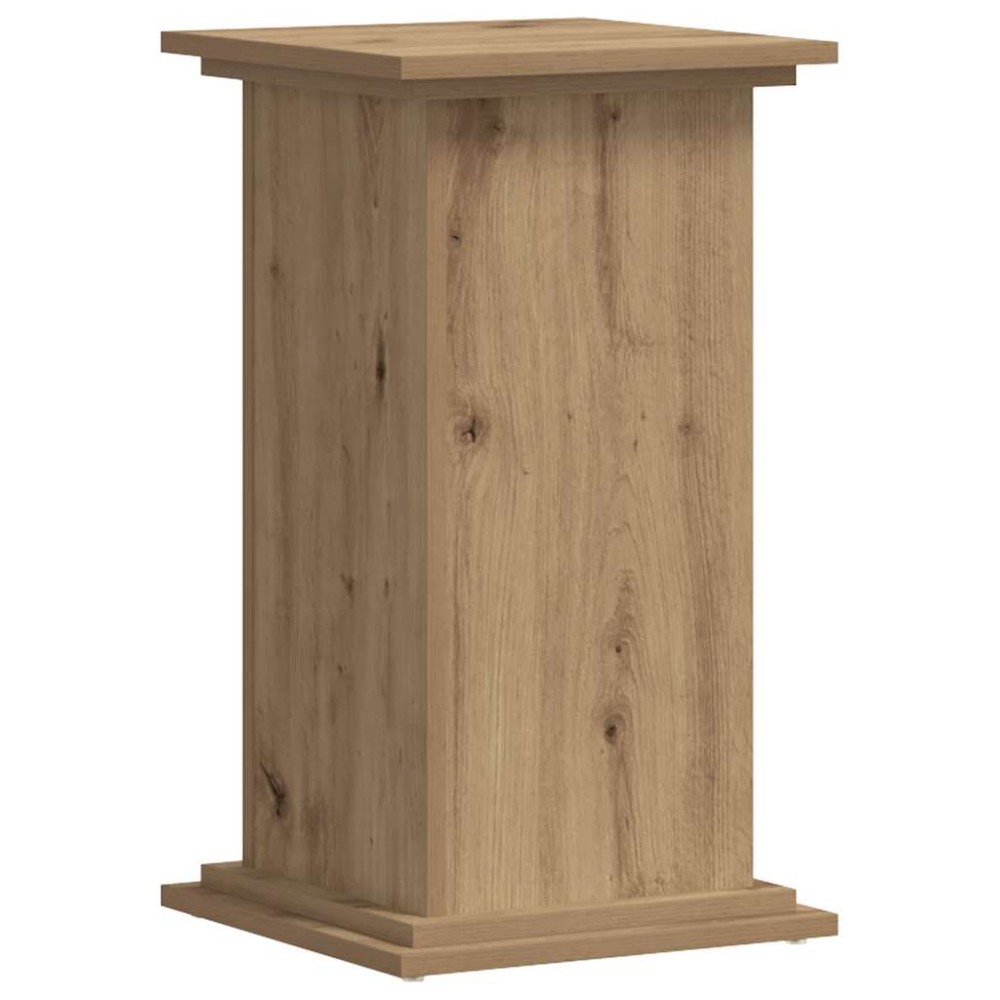 vidaXL Βάσεις Φυτών Αρτισιανή Δρυς 33x33x60 εκ. Επεξ. Ξύλο