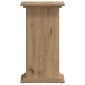vidaXL Βάσεις Φυτών Αρτισιανή Δρυς 33x33x60 εκ. Επεξ. Ξύλο