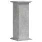 vidaXL Βάσεις Φυτών Γκρι Σκυρ. 33x33x80 εκ. Επεξεργασμένο Ξύλο