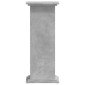 vidaXL Βάσεις Φυτών Γκρι Σκυρ. 33x33x80 εκ. Επεξεργασμένο Ξύλο
