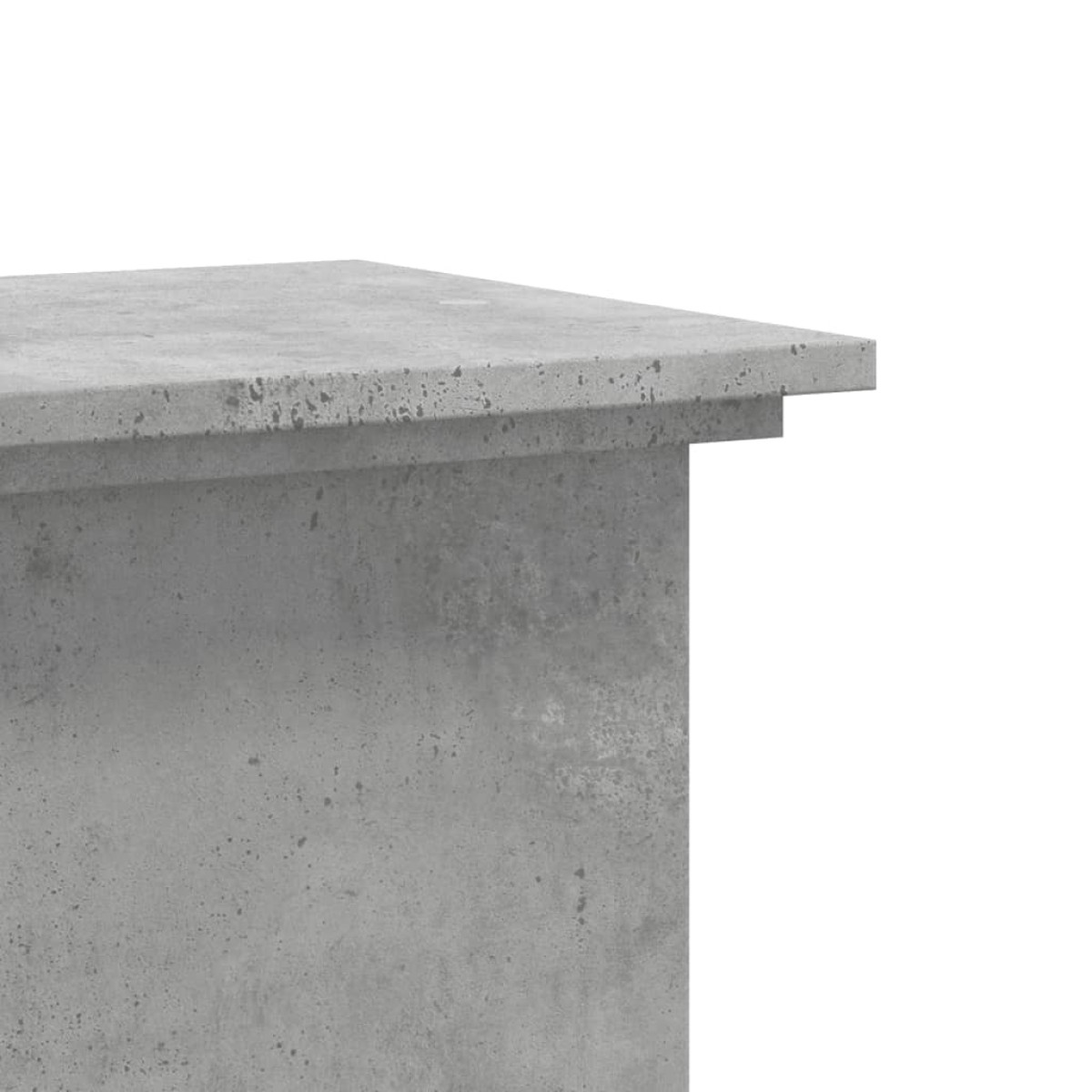 vidaXL Βάσεις Φυτών Γκρι Σκυρ. 33x33x80 εκ. Επεξεργασμένο Ξύλο