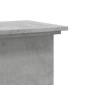 vidaXL Βάσεις Φυτών Γκρι Σκυρ. 33x33x80 εκ. Επεξεργασμένο Ξύλο
