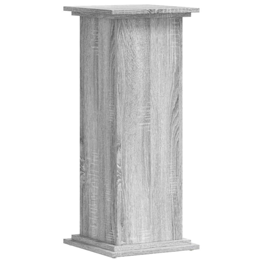 vidaXL Βάσεις Φυτών Γκρι Sonoma 33x33x80 εκ. Επεξεργασμένο Ξύλο