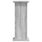 vidaXL Βάσεις Φυτών Γκρι Sonoma 33x33x80 εκ. Επεξεργασμένο Ξύλο