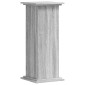 vidaXL Βάσεις Φυτών Γκρι Sonoma 33x33x80 εκ. Επεξεργασμένο Ξύλο