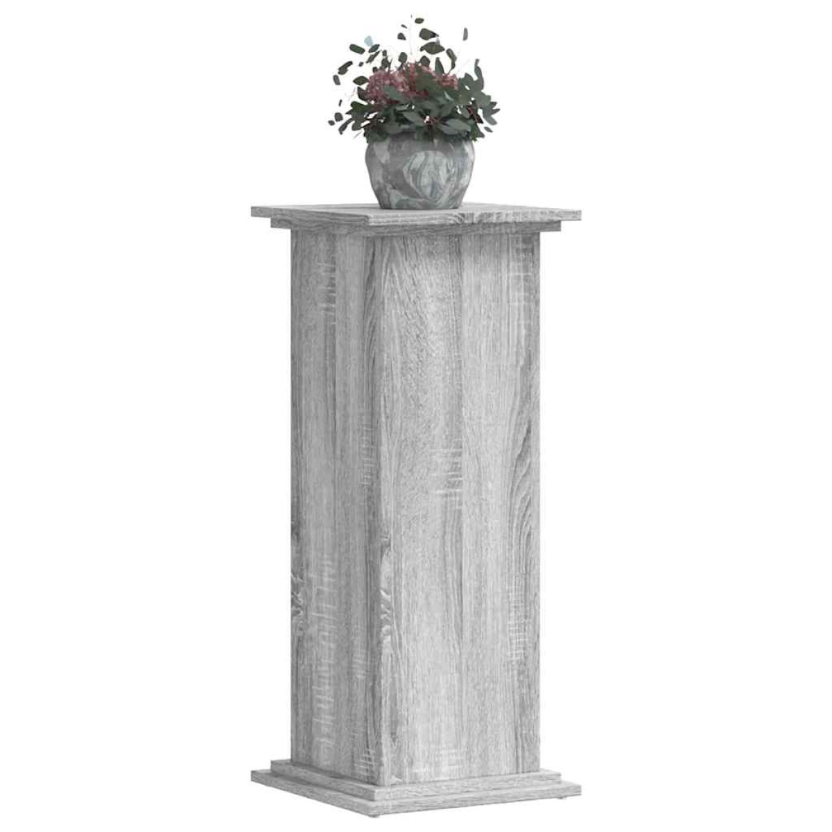 vidaXL Βάσεις Φυτών Γκρι Sonoma 33x33x80 εκ. Επεξεργασμένο Ξύλο