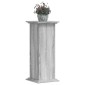 vidaXL Βάσεις Φυτών Γκρι Sonoma 33x33x80 εκ. Επεξεργασμένο Ξύλο