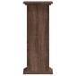 vidaXL Βάσεις Φυτών Καφέ Δρυς 33x33x80 εκ. Επεξεργασμένο Ξύλο
