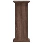 vidaXL Βάσεις Φυτών Καφέ Δρυς 33x33x80 εκ. Επεξεργασμένο Ξύλο