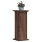 vidaXL Βάσεις Φυτών Καφέ Δρυς 33x33x80 εκ. Επεξεργασμένο Ξύλο