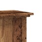 vidaXL Βάσεις Φυτών Όψη Παλαιού Ξύλου 33x33x80 εκ. Επεξ. Ξύλο