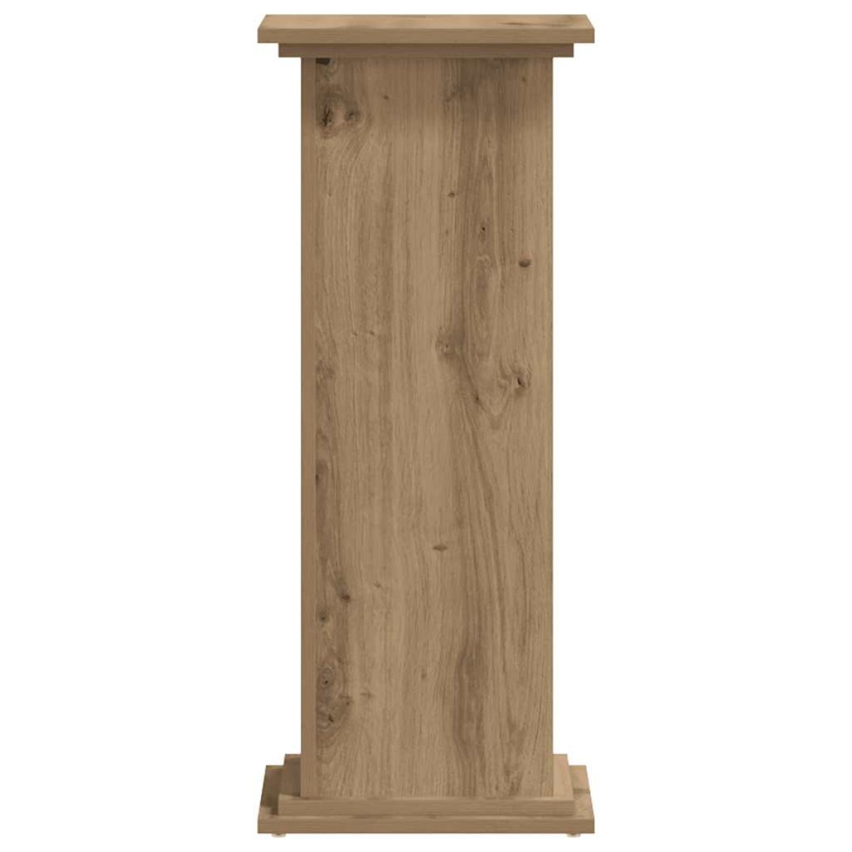 vidaXL Βάσεις Φυτών Αρτισιανή Δρυς 33x33x80 εκ. Επεξ. Ξύλο
