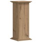 vidaXL Βάσεις Φυτών Αρτισιανή Δρυς 33x33x80 εκ. Επεξ. Ξύλο