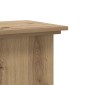 vidaXL Βάσεις Φυτών Αρτισιανή Δρυς 33x33x80 εκ. Επεξ. Ξύλο