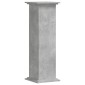 vidaXL Βάσεις Φυτών Γκρι Σκυρ. 33x33x100 εκ. Επεξεργασμένο Ξύλο