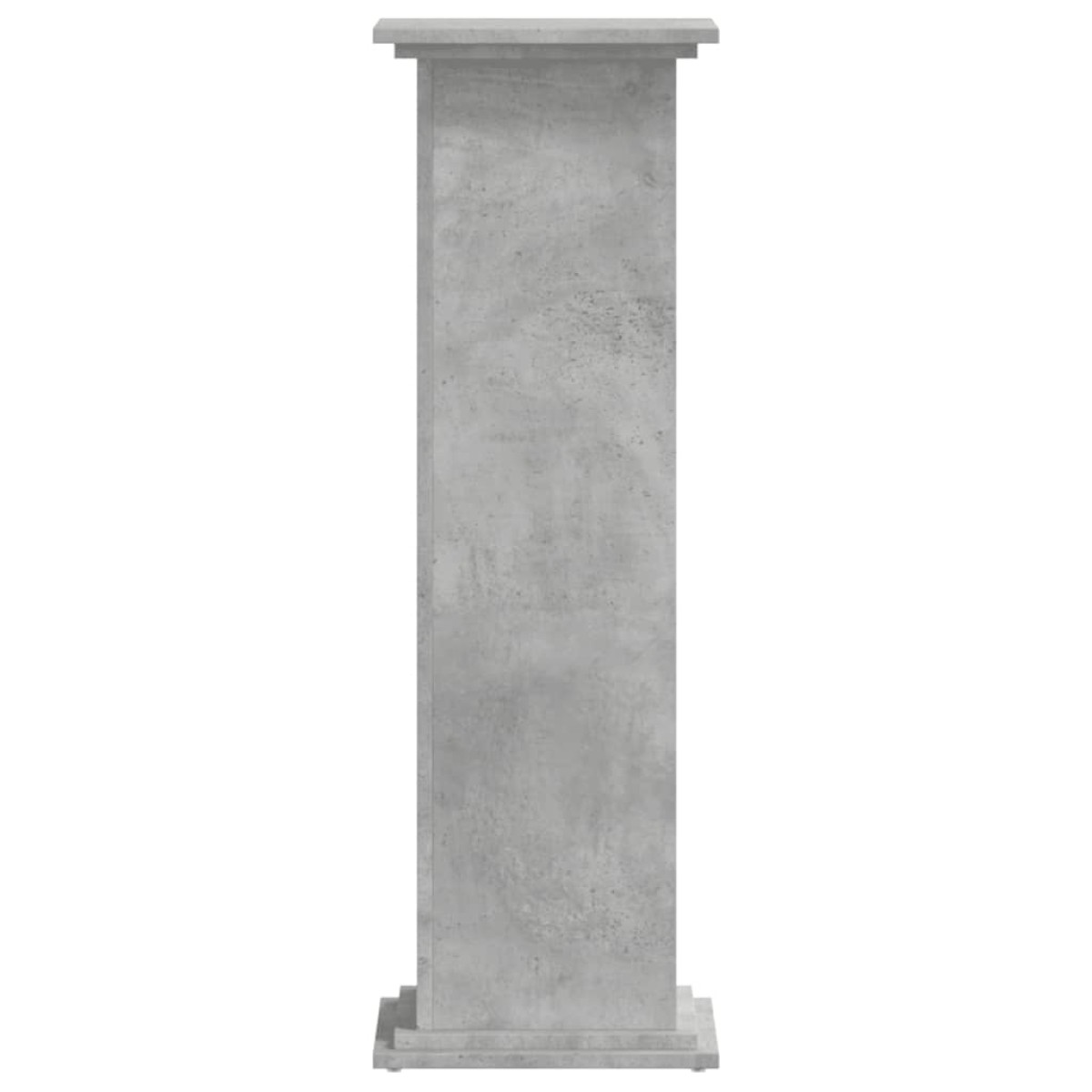 vidaXL Βάσεις Φυτών Γκρι Σκυρ. 33x33x100 εκ. Επεξεργασμένο Ξύλο