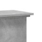vidaXL Βάσεις Φυτών Γκρι Σκυρ. 33x33x100 εκ. Επεξεργασμένο Ξύλο