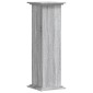vidaXL Βάσεις Φυτών Γκρι Sonoma 33x33x100εκ. Επεξεργασμένο Ξύλο